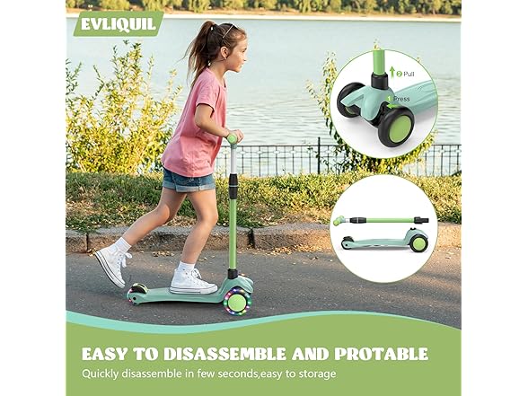 Kick Scooter for Kids 3 Wheeled