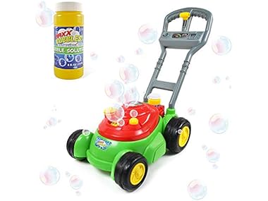 $17.49, Was $23.99, 27% Off! Maxx Bubbles Deluxe Bubble Lawn Mower dealfomo