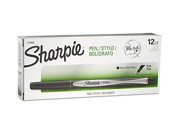 Sharpie Plastic Point Stick Permanent Water Resistant Pen