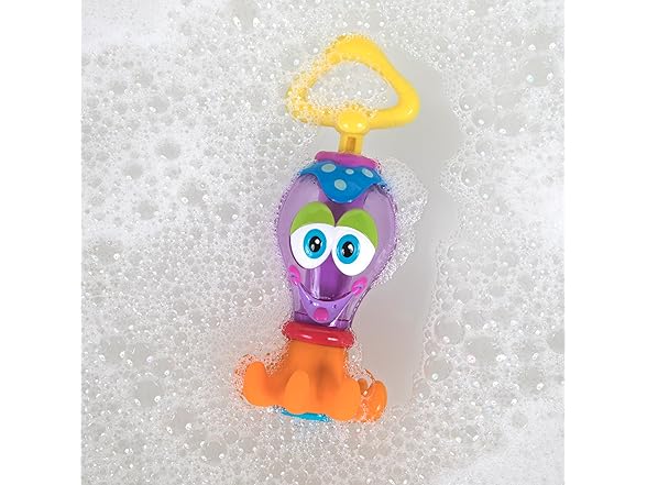 Nuby Squid Squirter Bath Time Toy, 5"