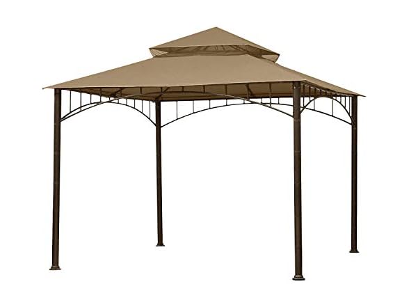 ABCCANOPY Replacement Top for L-GZ136PST Brown