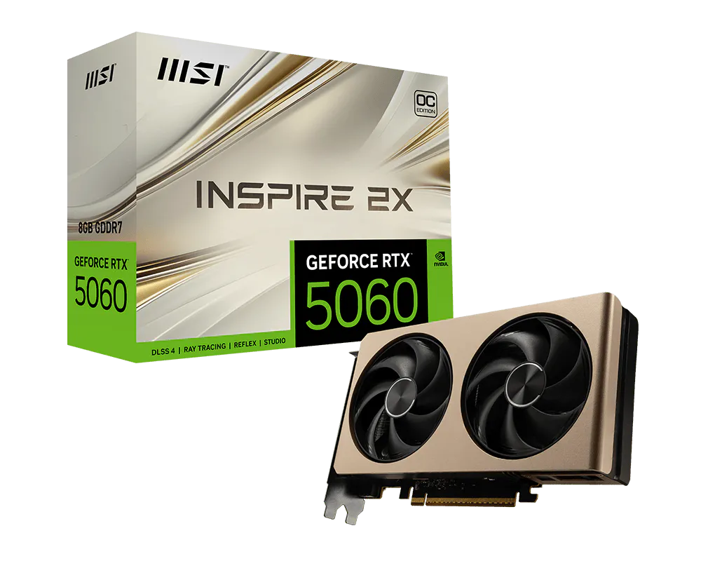 MSI GeForce RTX 5060 8G INSPIRE 2X OC - Gallery 2