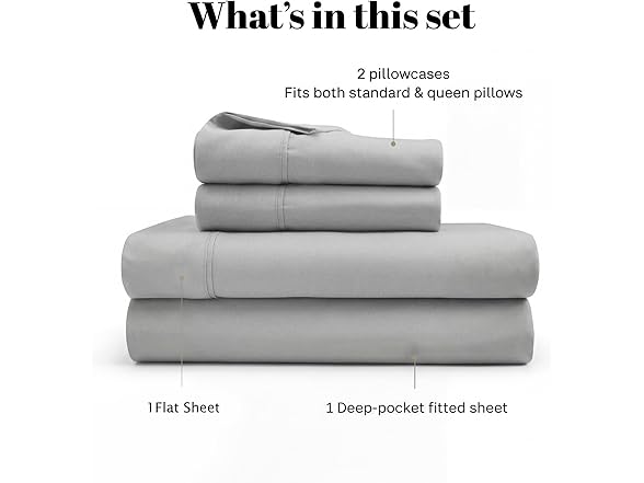 Superior Egyptian Cotton 530 TC Bed Sheet Set