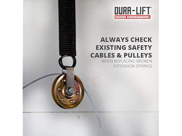 DURA-LIFT Heavy Duty Extension Garage Door Spring 2-Pack (130 lb.)