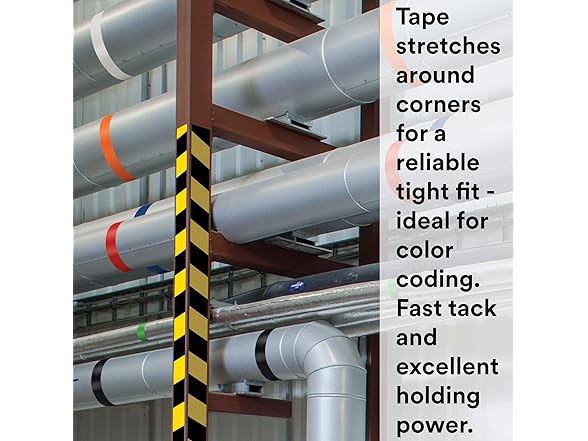 3M Vinyl Tape 764, 3 in x 36 yd, Red