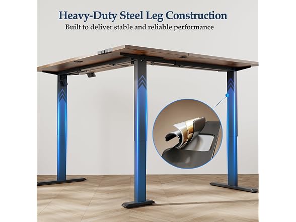 L Shaped Standing Desk 63 x 55 Inch