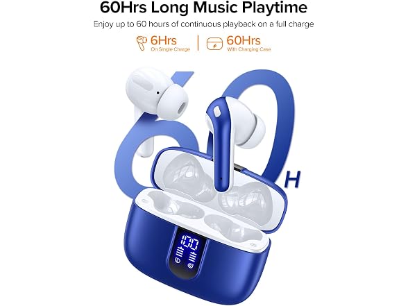 TAGRY True Wireless Earbuds 60H IPX5