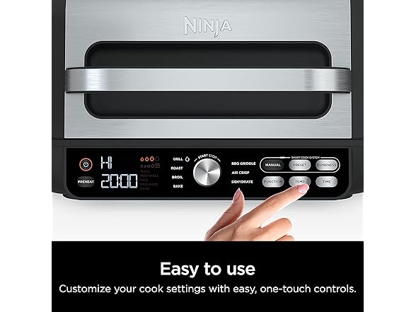 (NEW) Ninja IG651 Foodi Smart XL Pro 7-in-1 Indoor Grill