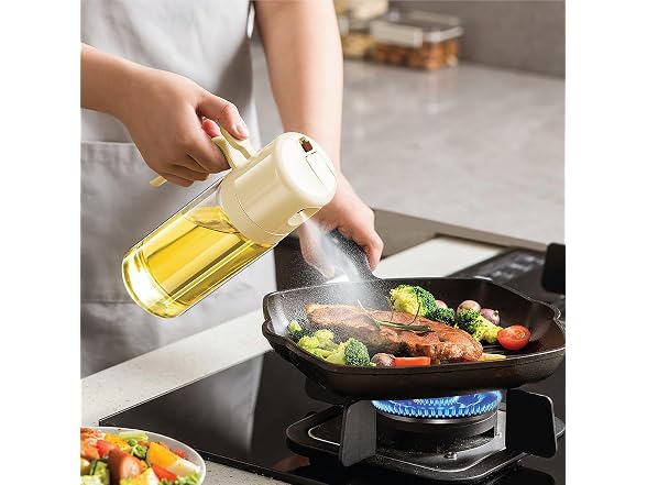 Glad 2 in 1 Oil Dispenser, 18.6oz/550ml 
