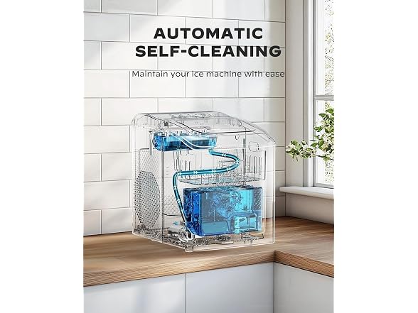 Silonn Countertop Ice Maker, 26 lbs/Day