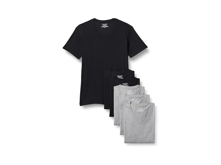 Amazon Essentials Mens VNeck Undershirt 6Pk - Gallery 13
