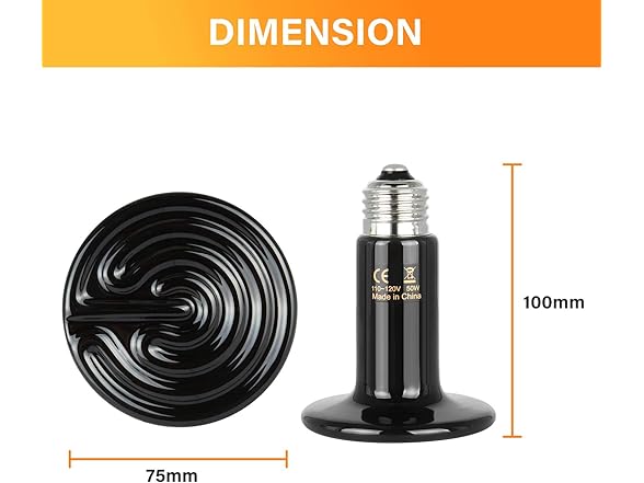 Simple Deluxe 50W Ceramic Heat Emitter