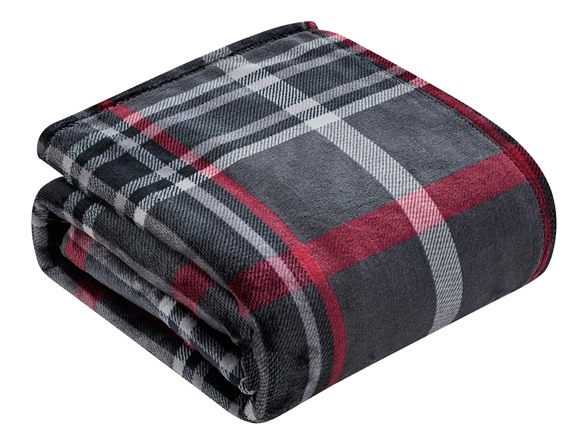 Noble House Midnight Plaid Throw (2 Pack)