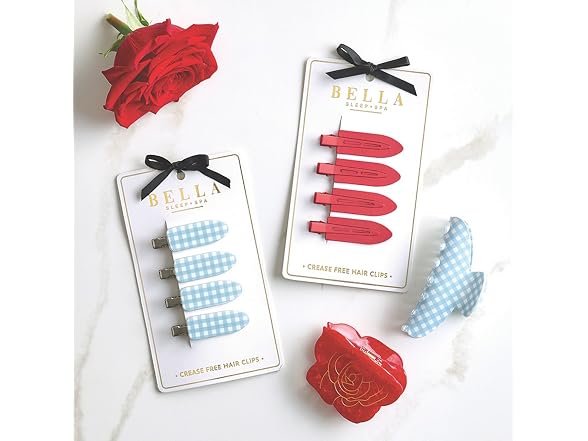 Bella Sleep + Spa Crease Free Hair Clips