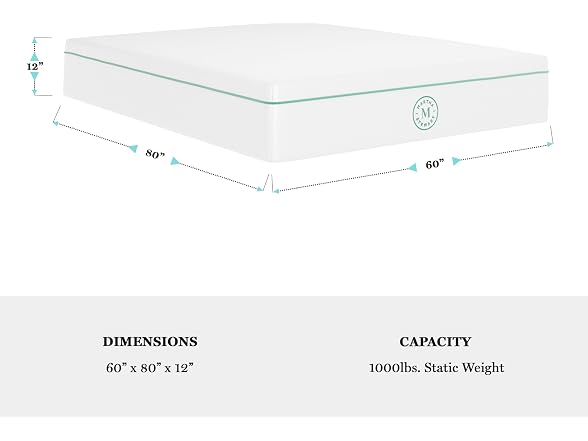Martha Stewart 12" Queen Foam Mattress