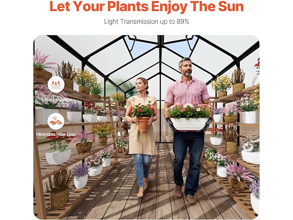 Polycarbonate Garden Greenhouse