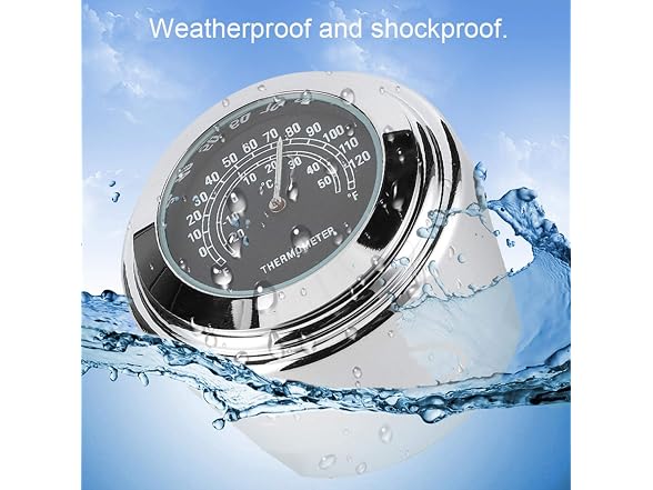 Akozon 1in 7/8in Handlebar Clock Thermometer Mount