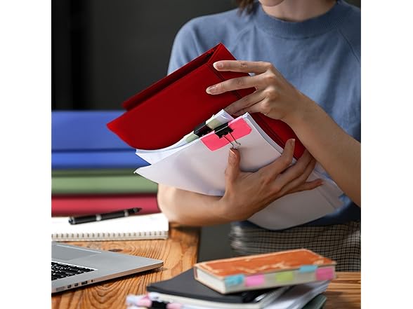 Samsill 0.5 Inch 3 Ring Binder - Red