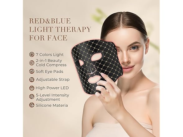LED Light Therapy Facial Mask