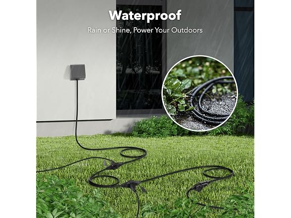 BN-LINK 25FT 3-Outlet Extension Cord
