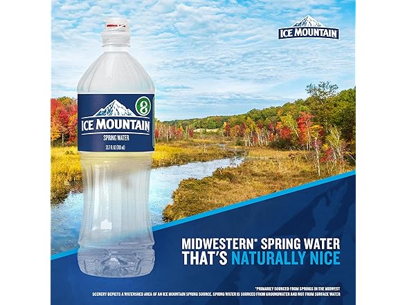 Ice Mountain Spring Water, 6 Pack