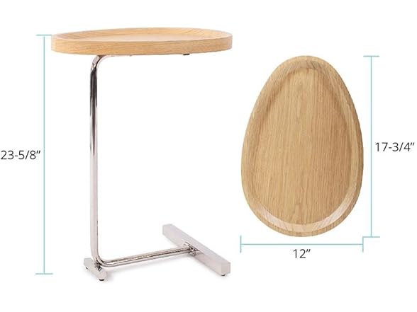 Howard Elliott Collection Tobin Drink Table Oval Brown