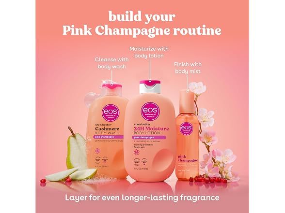 eos Cashmere Body Wash Pink Champagne