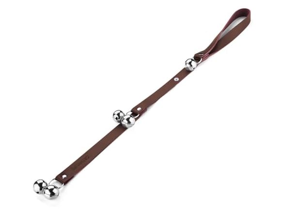 Leather Dog Doorbells to Go Outside