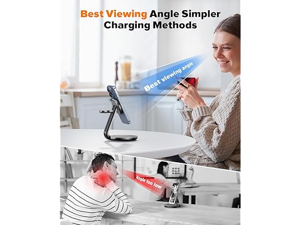 HERRBOLAI 3 in 1 Charging Station Compatible with Magsafe Charger