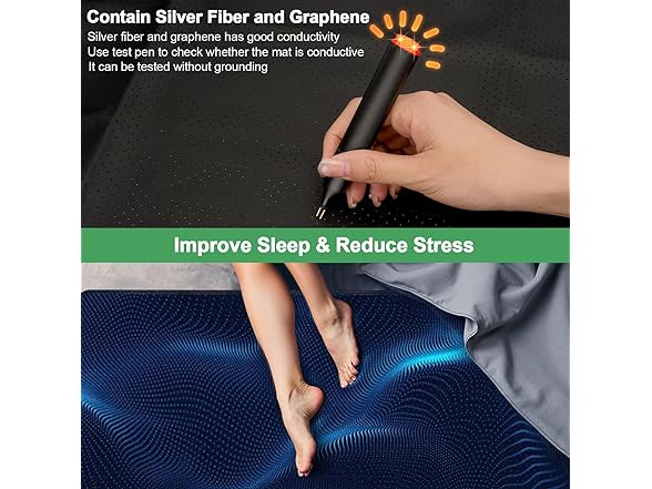 Grounding Mat for Bed (King, 76"x27")
