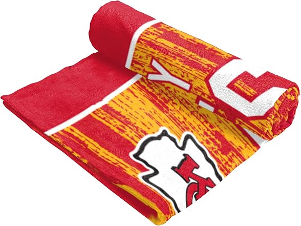 KANSAS CITY CHIEFS NFL Logo Beach Towel