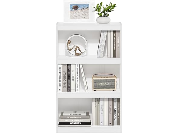 Furinno Jaya Enhanced Home Bookcase 3-Tier