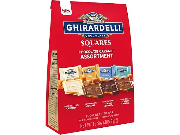 Ghirardelli Choc Caramel Squares Assortm