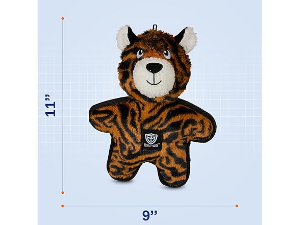 American Kennel Club Plush Dog Toy with Squeaker Tiger