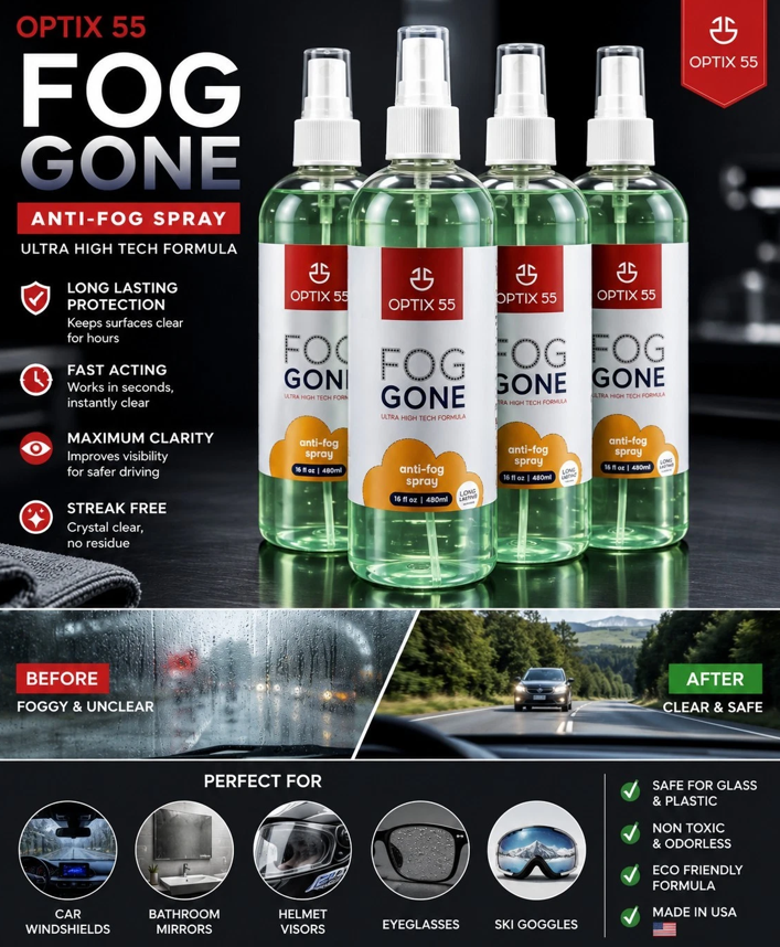 4 Pack Anti Fog Spray - Gallery 8