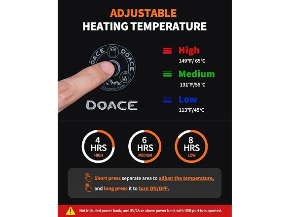 Doace Women Heated Smart Electric Heating Vest