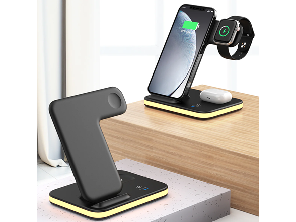 4-in-1 Wireless Charger with Night Light