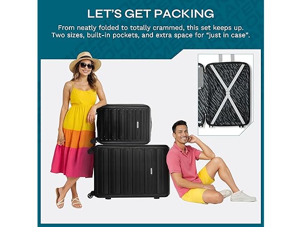 American Tourister Westridge Hardshell Luggage Set - 2 Piece