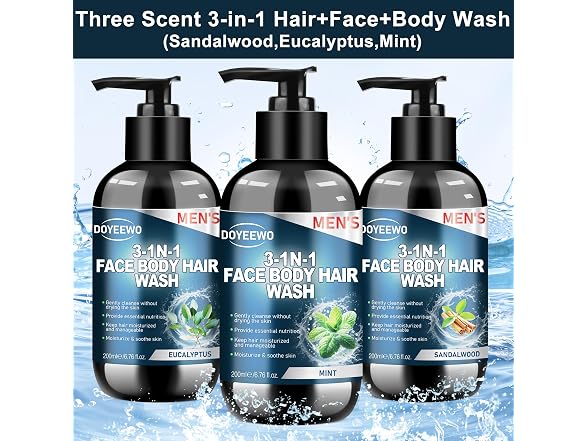Gifts for Men, Mens Body Wash Gift Set