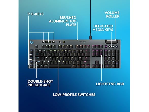 Logitech G915 X Low-Profile Mechanical Keyboard