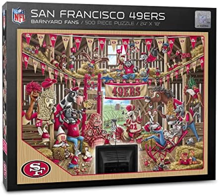 YouTheFan NFL San Francisco 49ers Barnyard Fans 500pc Puzzle