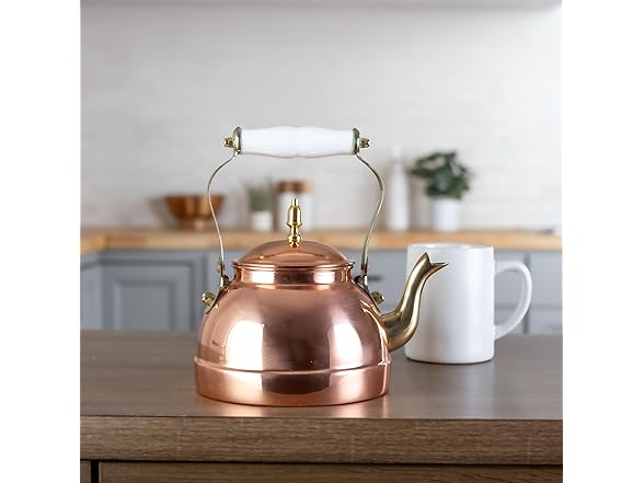 Classic Cuisine Copper Tea Kettle