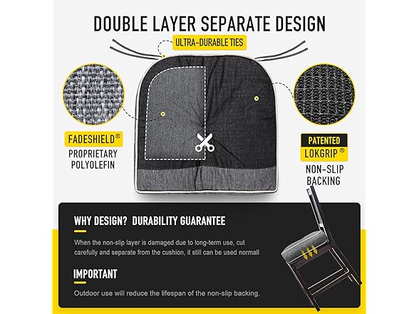 SUNROX LokGrip Non Slip Gel Memory Foam