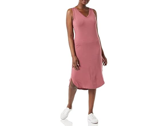 Amazon Essentials Womens Jersey Midi Dress