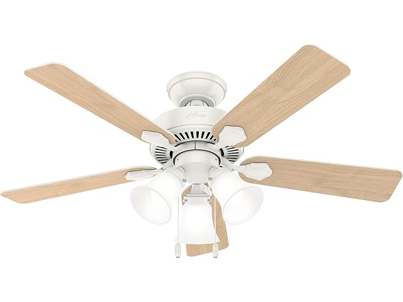 Hunter Fan 44 inch Traditional Fresh White