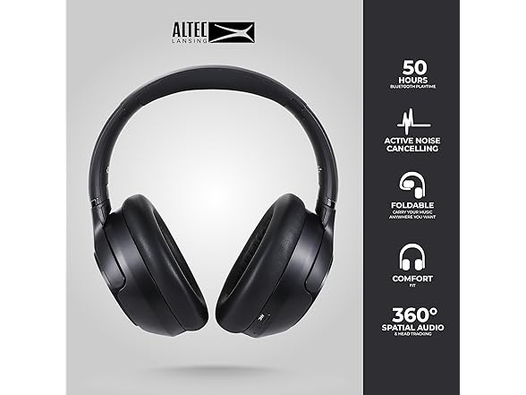 (NEW) Altec Lansing Comfort Pro Bluetooth Headphones