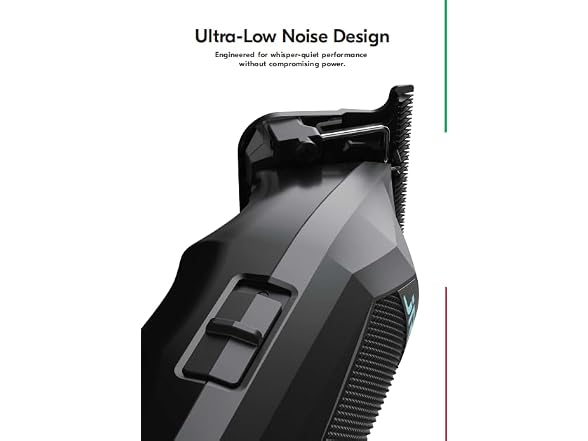 JRL Diamante Clipper & Trimmer Set DI2025B – Brushless Motor, Fade Blade, Smart Clip Technology, Reset IQ Charge, 8200 RPM, 4-Hour Run Time for Barbers & Stylists (Black) (Open Box)