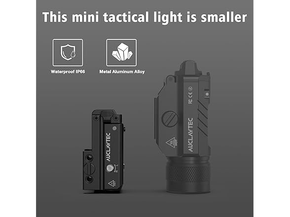 AUCLAYTEC AUCLAYTEC 450 Lumen Pistol Flashlight R