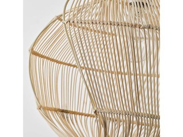 Parrot Uncle Medium 16" Rattan Pendant Light Fixture