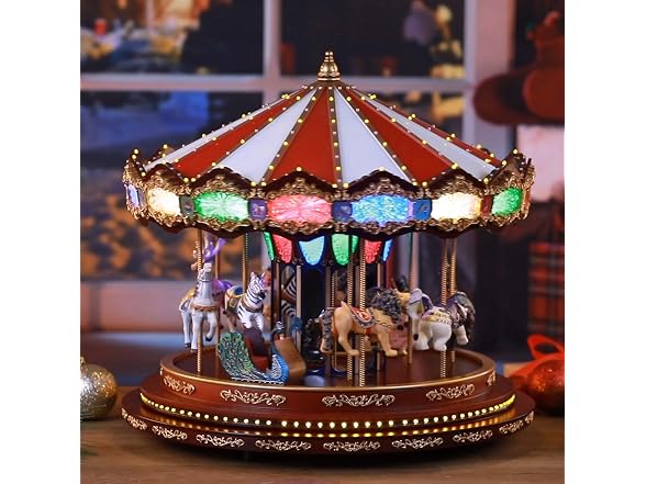 Mr. Christmas Marquee Deluxe Musical Carousel - Gallery 7